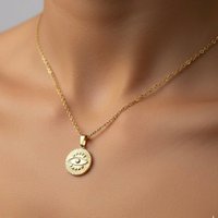 Auralis – Waterproof Gold Protective Eye Necklace