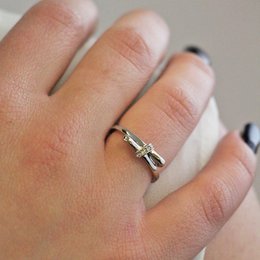 Bague Arco Luminoso - Argenté et Cristal