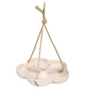 Bird drinks/feeding bowl "blossom"