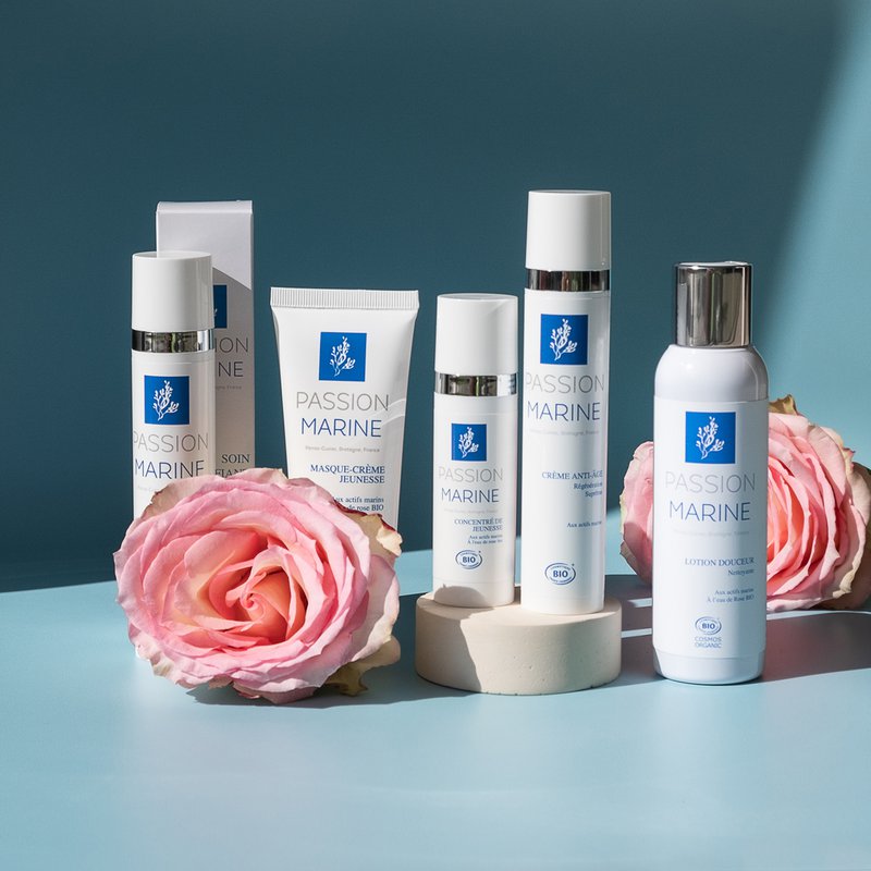 ZACHTE REINIGINGSLOTION MET MARIENE ACTIEVE INGREDIËNTEN EN ROZENWATER 125ML