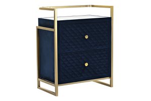 FLUWEEL GLAZEN NACHTTAFEL 60X35X74 FLUWEEL MB195360