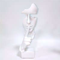 Polyresin small silence white