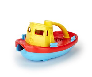 GreenToys - Sleepboot Geel