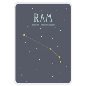 Meilensteingeburtsplakatkonstellation - RAM