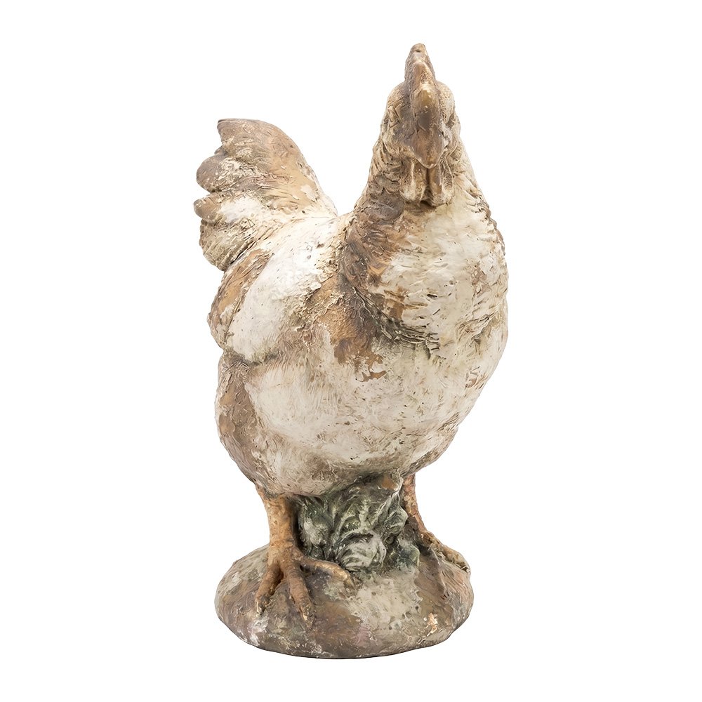 Beeld Kip Beige Keramisch materiaal Decoratie Beeld