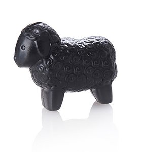 Ovis-Seife Schaf mollig schwarz 8 x 7 cm 100 g