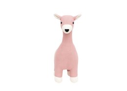 Mini-Hirsch-Plüschtier aus 100 % Baumwolle in Rosa, 31 x 15 x 40 cm