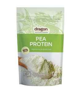 Pea Protein, 80% protein, organic, Dragon Superfoods, 200g