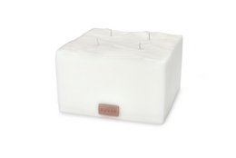  Large, porcelain-white scented candle with a clean, minimalist design.