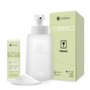 Cosmeau Dish Soap Dispenser Frosted Glass