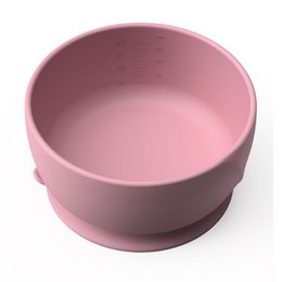 SILIKONE SKÅL MED SUGEKOP PINK