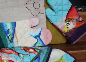 Pannenlappen La Palma, set of 2