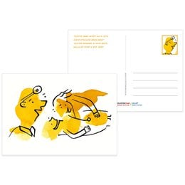 Colorful cartoon illustration of a pregnant woman and a baby. The image depicts a warm, caring relationship between the two figures.