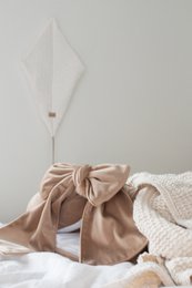 velvet babynest with bow (7 colors)