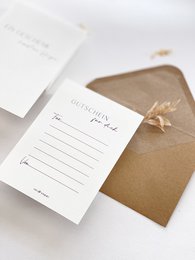 Carta voucher per la tua persona preferita