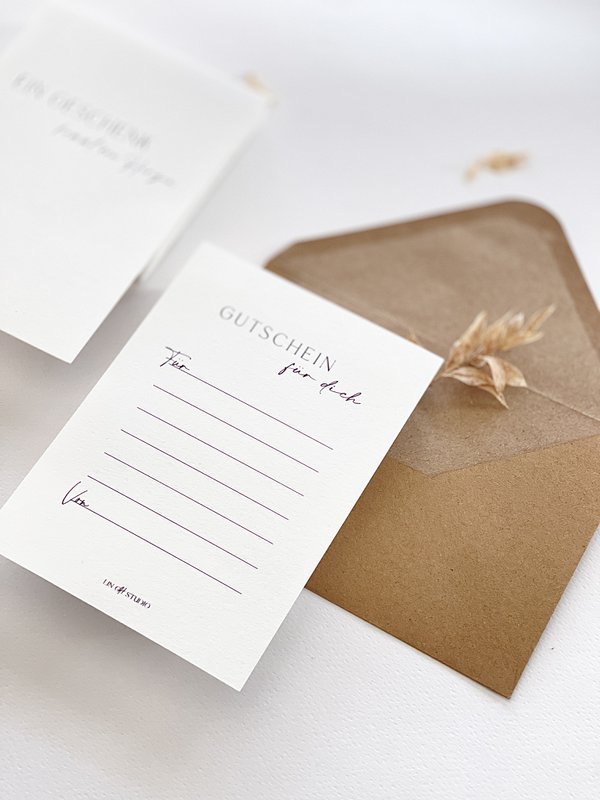 Carta voucher per la tua persona preferita