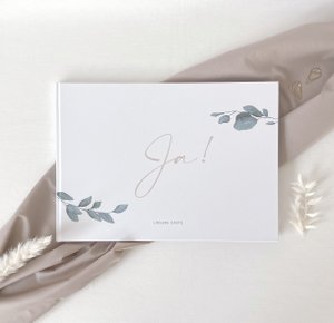 Guest book wedding eucalyptus (PU = 5 pieces)