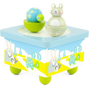 SCHILDKRÖTE-HASEN-MUSIKDOSE