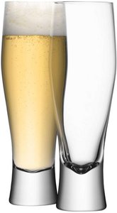 L.S.A. - Bar Bierglas 400 ml 4 Stücke - transparent