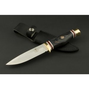 ED MAHONY Ebony Hunter, jachtmes, 440C