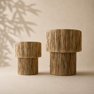 Lamp Raffia Dua