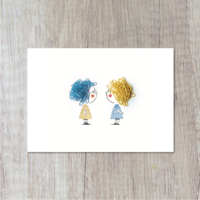 Ansichtkaart | Vrienden