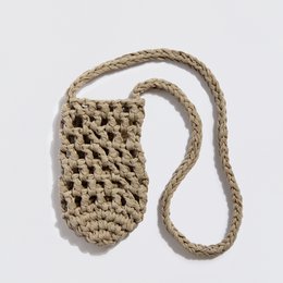 “Athena” håndlavet crossbody flaskeholder lavendel