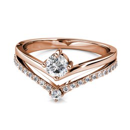 Bague Zinnia - O Rosé et Cristal