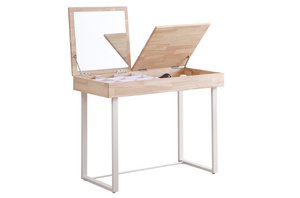 TAFEL / KLEEDEENHEID MET SPIEGEL PRETTY NORDISH/WIT. OK1175 (8444)