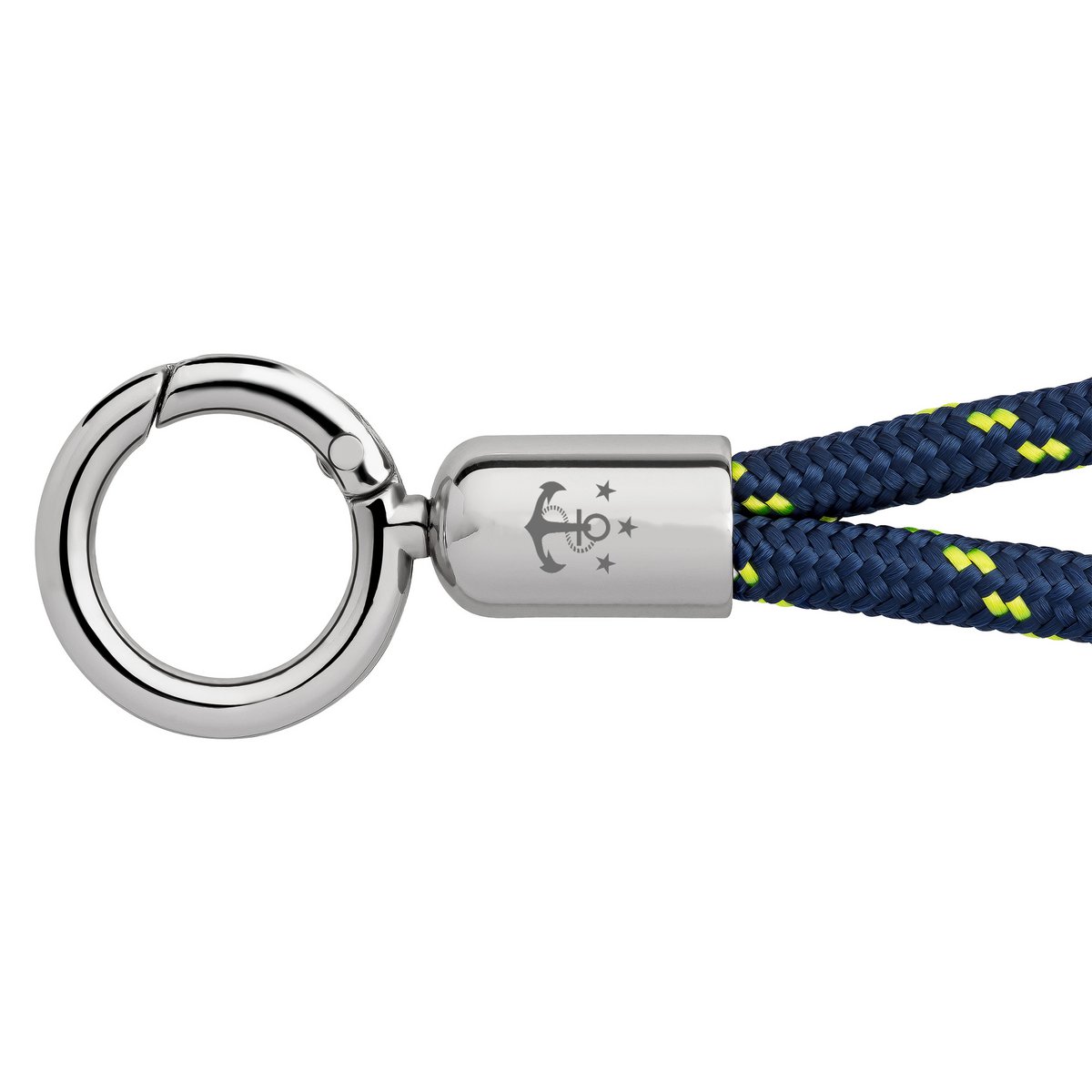 Lanyard Skipper (Ã˜ 6MM) S, cuerda NAVY SIGNAL YELLOW