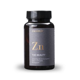 Zinc supplement in a green capsule. Provides essential mineral for overall health and wellness.