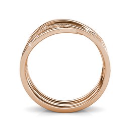 Bague Criss Cross - O Rosé et Cristal