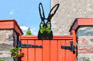 Peekaboo Rabbit/Rabbit Banny, 141645, Schwarz, 15,3 x 26,2 x 0,2 cm