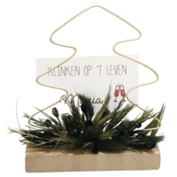 Flowerhoop kerstboom 12cm