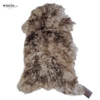 WOOOL Sheepskin - Classic White Brown Mouflon