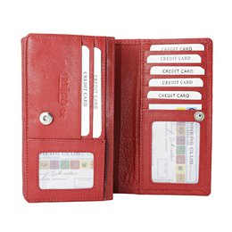 Cartera Mujer Piel Vaqueta - RFID Antideslizante - Cartera Mujer Ideal