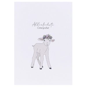 Postkarte - Allerliebste Ostergrüße