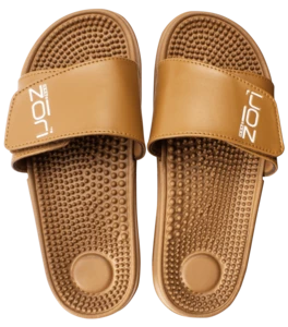 Zori Slippers - Cognac - Massage Pump