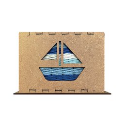 Craft kit sailboat weaving