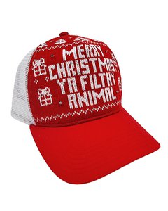 Weihnachtskappe mit blinkenden Lichtern "Ya Drecky Animal"