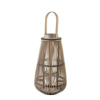 Lucie Grey Lantern 23xH42CM