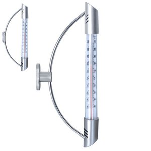 Outdoor Thermometer Silver 24 cm