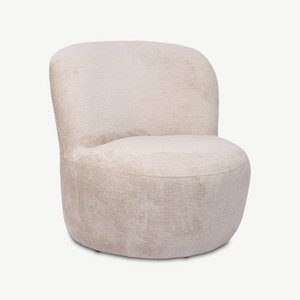Vulcan loungestoel, beige stof