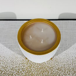 Candela / vaso di fiori in oro bianco