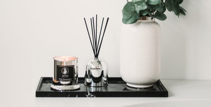 Candele Profumate - Champagne Rosa
