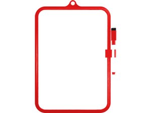 Whiteboard Kangaro 18,5 x 26 cm, mit Marker/Radierer, eine Seite leer und eine Seite