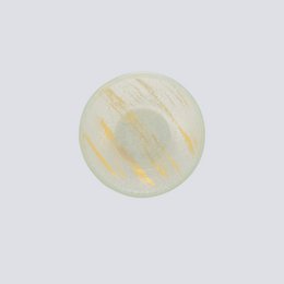  Small round ceramic bowl, cream white with gold brush strokes, minimalist design, decorative tableware