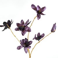 Magnolien-Zweig, 74cm, glanz-braun