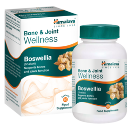 Himalaya Boswellia bone joint wellness supplement tablets white bottle teal green packaging herbal