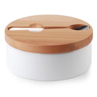 BASIC KITCHEN Sugar bowl with spoon 14.7x6cm COOKINI